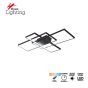 SE LED 4 TESSERA BLACK 58*32*10cm 3CCT WITH CONTROL+MEMORY 40W IP20 2 YEARS WARRANTY Z4 HOMELIGHTING 77-50989