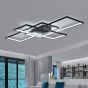 SE LED 4 TESSERA BLACK 58*32*10cm 3CCT WITH CONTROL+MEMORY 40W IP20 2 YEARS WARRANTY Z4 HOMELIGHTING 77-50989