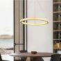 SE LED 60  ELYSIA GOLD MAT 66W 3CCT WITH REMOTE CONTROL+MEMORY IP20 2 YEARS WARRANTY A2 HOMELIGHTING 77-50992