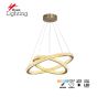 SE LED 60+80 ELYSIA GOLD MAT 147W 3CCT WITH REMOTE CONTROL+MEMORY IP20 2 YEARS WARRANTY A2 HOMELIGHTING 77-50994