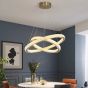 SE LED 60+80 ELYSIA GOLD MAT 147W 3CCT WITH REMOTE CONTROL+MEMORY IP20 2 YEARS WARRANTY A2 HOMELIGHTING 77-50994