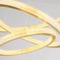 SE LED 60+80 ELYSIA GOLD MAT 147W 3CCT WITH REMOTE CONTROL+MEMORY IP20 2 YEARS WARRANTY A2 HOMELIGHTING 77-50994