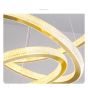 SE LED 60+80 ELYSIA GOLD MAT 147W 3CCT WITH REMOTE CONTROL+MEMORY IP20 2 YEARS WARRANTY A2 HOMELIGHTING 77-50994