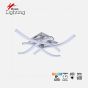 SE LED 45 COSIMA CHROME 45*45*8cm 37.1W 3CCT WITH MEMORY 2 YEARS WARRANTY HOMELIGHTING 77-51147