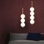 SE LED 120 LUNA TRIPLA GOLD Φ10CM PENDANT 3CCT WITH MEMORY 2 YEARS WARRANTY HOMELIGHTING 77-51158