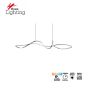 SE LED 100 ONIS CHROME PENDANT 18W 3CCT 10*2*10cm IP20 2 YEARS WARRANTY HOMELIGHTING 77-51170
