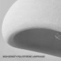 SE21-400-WH PAC FOAM PENDANT WHITE E27 D40cm 2 YEARS WARRANTY HOMELIGHTING 77-51179