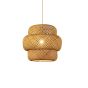 SE21-BA-30 POT PENDANT BAMBOO STEEL 30*30*120cm, E27 2 YEARS WARRANTY HOMELIGHTING 77-51187