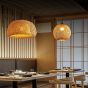 SE21-BA-3030 LYSA PENDANT BAMBOO STEEL 30*120cm E27 2 YEARS WARRANTY HOMELIGHTING 77-51189