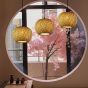 SE21-BA-5050 LYSA PENDANT BAMBOO STEEL 50*120cm E27 2 YEARS WARRANTY HOMELIGHTING 77-51190