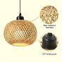 SE21-BA-5050 LYSA PENDANT BAMBOO STEEL 50*120cm E27 2 YEARS WARRANTY HOMELIGHTING 77-51190