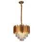 SE21-14-5 IMPERIAL CASCADE GOLD Φ40*31-120cm E14*5 2 YEARS WARRANTY HOMELIGHTING 77-51204