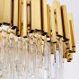 SE21-14-8 IMPERIAL GOLD 80*30*120cm E14*8 2 YEARS WARRANTY HOMELIGHTING 77-51206