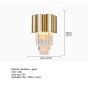 SE21-14-1 IMPERIAL CROWN GOLD WALL LAMP 25*40cm 2 YEARS WARRANTY HOMELIGHTING 77-51207