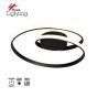 SE LED 50 LICI CEILING BLACK 38W 3CCT 50x9cm IP20 220V 2 YEARS WARRANTY Α1 HOMELIGHTING 77-51223