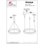 SE LED 60 AMAYA PENDANT NICKEL MAT HOMELIGHTING 77-8144