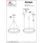 SE LED 60 AMAYA PENDANT GOLD MAT HOMELIGHTING 77-8147