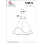 SE LED 70 KRISHNA PENDANT BLACK HOMELIGHTING 77-8166