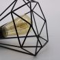 SE21-BL-33 MILA BLACK METAL GRID PENDANT Δ3 HOMELIGHTING 77-8227