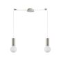 SE21-NM-4-NM2-MS50 ADEPT TUBE Nickel Matt Pendant Black Metal Shade+ HOMELIGHTING 77-8413