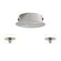 SE21-NM-4-NM2-SH2 ADEPT TUBE Nickel Matt Pendant Grey Fabric Shade+ HOMELIGHTING 77-8424