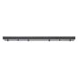 SE21-BL-4-4BL-GL2 ADEPT TUBE Black Pendant Smoked Glass+ HOMELIGHTING 77-8496