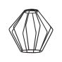 SE21-GM-4-BL2-GR1 ADEPT TUBE Gold Matt Pendant Black Metal Grid+ HOMELIGHTING 77-8620