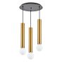 SE21-GM-5-3BL ADEPT TUBE GOLD MATT Gold Matt Pendant+ HOMELIGHTING 77-8682