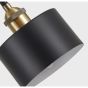 SE21-BR-10-MS1 MAGNUM BRONZE Black Metal Shade Pendant+ HOMELIGHTING 77-8760