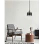 SE21-BR-10-MS1 MAGNUM BRONZE Black Metal Shade Pendant+ HOMELIGHTING 77-8760