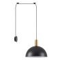 SE21-GM-4-NM1W-MS40 ADEPT TUBE Gold Matt Wall Lamp Black Metal Shade+ HOMELIGHTING 77-8835