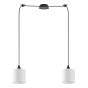 SE21-BL-B10-BL2-SH1 ADEPT PENDAT White Shade Pendant+ HOMELIGHTING 77-9012