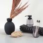 Mood grey set δοχείο κρεμοσάπουνου 380 ml & ποτήρι οδοντόβουρτσας Sealskin 800053