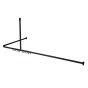 Easy roll black βραχίονας μπάνιου γωνιακός Sealskin 800128