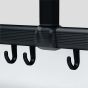 Easy roll black βραχίονας μπάνιου γωνιακός Sealskin 800128