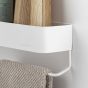 Brix white small ράφι + κρεμάστρα Sealskin  800255