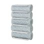 Carre White Κρεμάστρα 5 Θέσεων Επιτοίχια Sealskin 800259