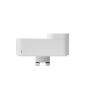 Tiger 2-Store Επιτοίχιο Ράφι με Θήκες και Κρεμάστρες 25 cm White 800375 800375