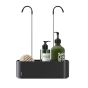Tiger 2-Store Ράφι κρεμαστό για Βρύση Ντους 25 cm Black 800376  800376
