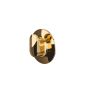 Tiger Cooper Άγκιστρο medium με αυτοκόλλητη βάση τοίχου Polished gold 800555  800555