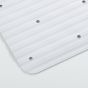 Ribb Αντιολισθητικό Πατάκι 55x55cm White with Black Hook Sealskin  800620