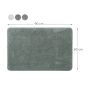 Cosima Πατάκι Μπάνιου 60x90cm Green Sealskin 800631