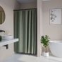 Cosima 120x200 green κουρτίνα μπάνιου πλαστική Sealskin 800637