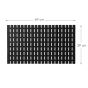 Nora Αντιολισθητικό Πατάκι 39x69cm Black Sealskin 800650