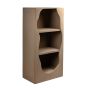 ΡΑΦΙΕΡΑ MDF ΕΚΡΟΥ 60x36x122cm Eurolamp 810-00237