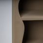ΡΑΦΙΕΡΑ MDF ΕΚΡΟΥ 60x36x122cm Eurolamp 810-00237