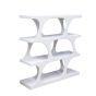 ΡΑΦΙΕΡΑ MDF ΛΕΥΚΗ 120x34x121cm Eurolamp 810-00280