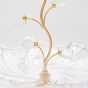ΟΡΝΤΕΡΒΙΕΡΑ ΜΕΤΑΛΛΙΚΗ ΜΕ ΓΥΑΛΙ ΧΡΥΣΗ 33x38.5cm Eurolamp 819-00260