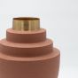 ΒΑΖΟ ΜΕΤΑΛΛΙΚΟ ΚΕΡΑΜΙΔΙ-ΧΡΥΣΟ 26x26x34cm Eurolamp 819-00308