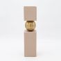 ΒΑΖΟ ΜΕΤΑΛΛΙΚΟ ΜΠΕΖ-ΧΡΥΣΟ 8x8x32cm Eurolamp 819-00320